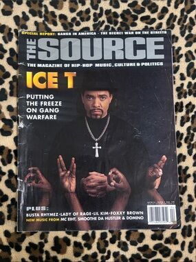 THE SOURCE April 1996 #79 Magazine Ice-T Gang War Hip Hop Rap America 90s Music